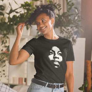 Nina Simone, Black History Shirt, African American, Black Women, Short